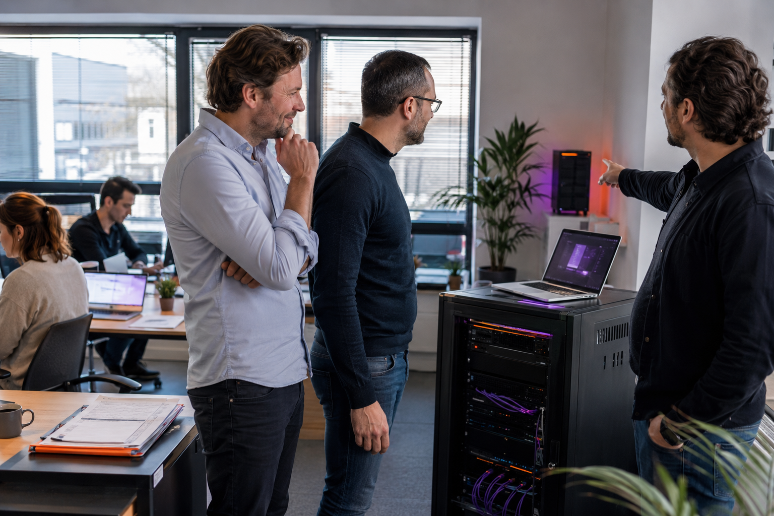 ondernemer bij de hacker